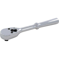 Gray Tools – Clé réversible de 3/8 po à 40 dents chromées, 7 1/2 po de long-Taille de la prise : 3/8 po