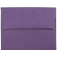 JAM Paper Enveloppes A2 de ton foncé, violet, 250/paquet-Enveloppes de ton violet foncé
