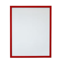 Eddies Hang-Up Display Ltd. Porte-affiches à cadre instantané - aluminium rouge - 22 x 28 pouces - 5 paquets-Porte-affiche en aluminium avec cadre à pression