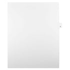 Mark Maker – Onglets séparateurs juridiques blancs, 1/25 onglets, format lettre, sans trous, numéro 9, 25/paquet-Onglets séparateurs blancs, 1/25 onglets