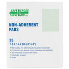 Safecross – Compresses non adhérentes, 3 x 4 po, 3/paquet (3173)-Longueur : 4 po