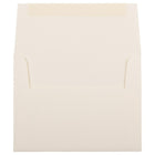 JAM Paper - Enveloppes A2 pour invitations, 4 3/8 po x 5 3/4 po, Strathmore lin blanc naturel, paq./100 (26094g)-Taille : A2 (4 3/8 po x 5 3/4 po)