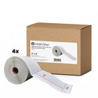 Premium Tape - 4 x 6 po (102 mm x 152 mm) Étiquettes Thermiques Directes - Noyau de 3 po (76 mm) - Paquet de 4-Étiquettes Thermiques Directes