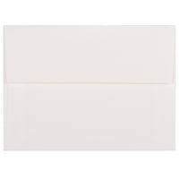 JAM PaperEnveloppes Strathmore A6, fini vergé blanc éclatant, 250/paquet-Enveloppes Strathmore en papier sergé blanc brillant