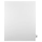 Mark Maker – Onglets séparateurs juridiques blancs, 1/25 onglets, format lettre, sans trous, numéro 123, 25/paquet-Onglets séparateurs blancs, 1/25 onglets