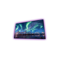 Elunevision - Cadre de tissage audio 4K de référence NanoEdge 100" 16:9-Écran de projection électrique