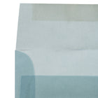 JAM Paper Enveloppes translucides A1, bleu océan, 50/paquet-Poids du papier : 30 lb