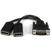 StarTech ® Câble Dms 59 Lfh 59 mâle à double DisplayPort femelle, 8 po-Une alternative économique à d’autres câbles DMS DisplayPort comme le HP XP688AA