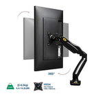 Support de bureau pour moniteur 17 à 27 po de North Bayou - F80-Verticale de distance: 9,8 po