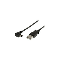 StarTech  Câble USB A/Mini B mâle à mâle USB2HABM6RA de 6 pi-Interface haute vitesse USB 2.0 pour une vitesse de transfert allant jusqu’à 482 Mb/s