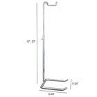 Eddie's - Présentoir de comptoir pour sac à main simple - Chrome - Paquet de 2 (165000-2)-Chrome