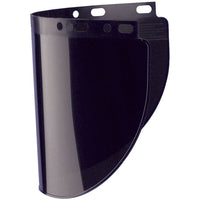 Fibre-Metal - Visière High Performance Propionate, Teinte Vert, Conformité Ansi Z87+, paquet de 3-Hauteur 8po