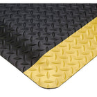 Wearwell – Tapis Diamond-Plate Select nº 495, 3 pi x 75 pi, 9/16 po, noir/jaune-La série Diamond-Plate Select offre une excellente alternative aux produits SpongeCote® semblables