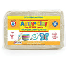 Activa – Argile Active Clay, blanc, 3,3 lb (API182)-Jeunes de 4 à 14 ans, de la prématernelle à la 3e secondaire