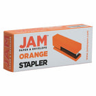 JAM PAPER - Agrafeuse de bureau moderne, Orange-Taille : 6 x 2,5 x 1,125 pouces