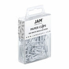 JAM PAPER - Colore norme 1" Trombones, Blanc, 2 Paquets de 100-Quantite : 2/paquet (100 par boîte)