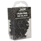 JAM Paper – Punaises, noir, 3 paquets de 100, total de 300 (222419046g)-Fini : lisse