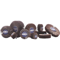 Merit - Disques À Lamelles - Meules À Lamelles Abrasives Montées, 1-1/2 x 1 x 1/4po, paquet de 12-Matériau abrasif Oxyde d'aluminium