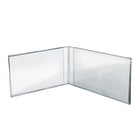 Azar Displays – Porte-affiche à cadre double, 10/paquet (107704)-Acrylique transparent