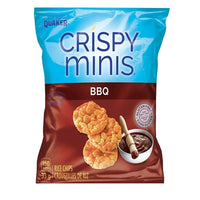 Quaker - Crispy Minis BBQ Crostilles de Riz Brun - 33 g - paquet de 32-Barbecue