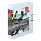 Reliure de présentation Wilson Jones Logo Binder professionnelle à anneaux ronds - lettre - capacité de 280 feuilles - 1 1/2 po-Reliure noir à anneaux ronds.  Capacité de 280.