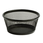 Porte-trombone d’Eldon Rolodex – maille métallique – Noir-La taille grand format offre une large capacité de rangement.