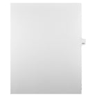 Markmaker - Intercalaires imprimes Legal, Blanc, 1/25th coupe, format lettre, sans trous, 25 tabs/PQT, 5 PQT/Boite, Numero 111-Intercalaires imprimes Legal