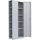 Metalware – Étagère enclenchable RK914, 6 tablettes, 36 x 12 x 88 (po), gris pâle-Système de tablettes ajustables offrant un espace de rangement solide, mais économique qui convient à vos besoins