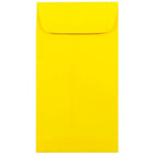 JAM Paper Enveloppes à monnaie nº 7, 3 1/2 x 6 1/2 po, papier Brite Hue jaune, 500/paquet-Enveloppes à monnaie