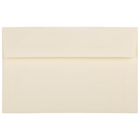 JAM Paper Enveloppes pour livrets Strathmore au fini vélin avec fermeture gommée, 6 x 9 1/2 po, ivoire, paquet de 1000-Ivoire