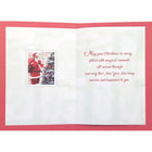 Rosedale - Cartes de souhaits avec enveloppes "Joyeux Noël" Père Noël - 5-1/2 po x 8 po - Anglais - Paquet de 12-Message extérieur: Joyeux Noël