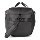 Bugatti - x EDITION22 Sac de voyage, Noir-Sac en cuir vegetalien caoutchoute resistant aux intemperies
