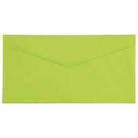 JAM Paper - Enveloppes Monarch - 3,875 x 7,5 - Vert lime ultra - Paquet de 50-Couleur : vert citron.