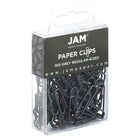 JAM Paper – Trombones standards de couleur, petit, gris, 100/paquet (21830626)-Gris