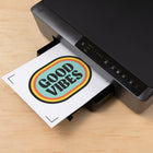 Cricut - Thermocollant imprimable 8,5" x 11" pour tissus foncés - Paquet de 3-Conçu pour être transféré sur des tissus foncés