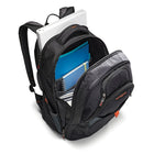 Samsonite – Grand sac à dos de 17 po Tectonic 2 66303-1070, noir/orange-Pour ordinateurs portatifs jusqu’à 17 po