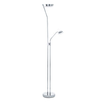 Eglo - Sarrione lampe de plancher DEL avec variateur intégré - 71" - chrome-Lampe de plancher