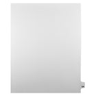 Markmaker - Intercalaires imprimes Legal, Blanc, 1/25th coupe, format lettre, sans trous, 25 tabs/PQT, 5 PQT/Boite, Numero 124-Intercalaires imprimes Legal