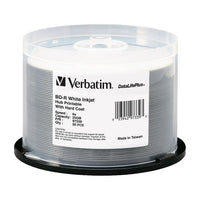 Verbatim – Disque imprimable Bd-R 6X jet d’encre blanc-25 Go