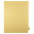 Markmaker - 25 tabs/PQT, 5 PQT/Boite, Intercalaires imprimes Legal, Chamois, 1/15th coupe| format lettre, sans trous, Numero 74-Intercalaires imprimes Legal