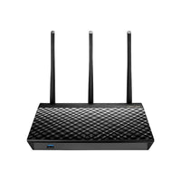 ASUS - Routeur Gigabit RT-AC66U B1 AC1750 bibande WiFi avec Adaptive QoS et fonctions de contrôle parental-Taux de transfert de données : jusqu'à 1750 Mbps