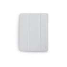 Étui JCPal DuraPro avec porte-crayon pour iPad Pro 11" (modèle 2021) - Gris clair-Étui à rabat léger