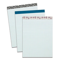 Staples - Bloc-Notes Single Fashion - 8-1/2 po x 11-3/4 po - Ligné Quadrillé - 50 Feuilles - couleurs variées-Couleurs variées de couvertures de mode