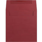 JAM Paper Enveloppes simples, 8,5 x 8,5 po, rouge foncé, 50/paquet-Intérieur vierge où écrire un mot personnalisé
