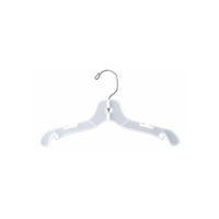 Wamaco - Cintre de 17 po pour robe/chemise, transparent, paquet de 100-Cintre lourd pour adulte