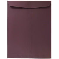 JAM Paper - Enveloppes ouvertes pour catalogue - 9" x 12" - Bourgogne - Paquet de 25-Couleur: Bourgogne