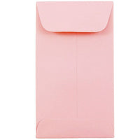 JAM Paper Enveloppes à monnaie no 5,5, 3 1/8 x 5 1/2 po, rose tendre, 100/paquet-Enveloppes à monnaie