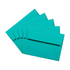 JAM Paper Enveloppes de pap. rec. avec ferm. gommée Brite Hue, format invitation, 4 3/4 x 6 1/2 po, bleu de mer, 100/paquet-Fermeture : gomme