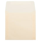 JAM Paper Enveloppes carrées à fermeture gommée, papier vélin translucide, 6 1/2 x 6 1/2 po, ivoire ocre printemps, 100/pqt-Taille : 6 1/2 x 6 1/2 po