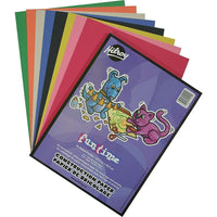 Hilroy - Papier de bricolage, 9 po x 12 po, couleurs variées, paq./96 feuilles-Couleurs dynamiques et excitantes pour un nombre illimité d'applications
